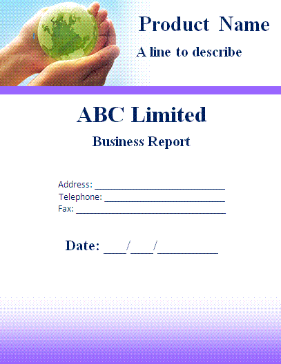 business report template