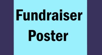 Fundraiser Poster Template