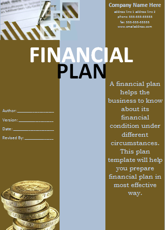 Financial plan template