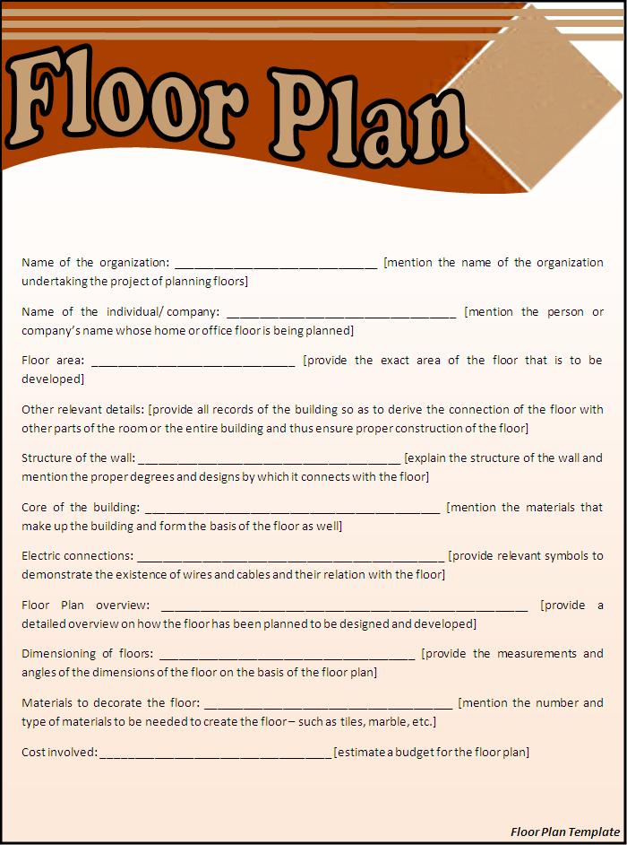 Floor Plan template