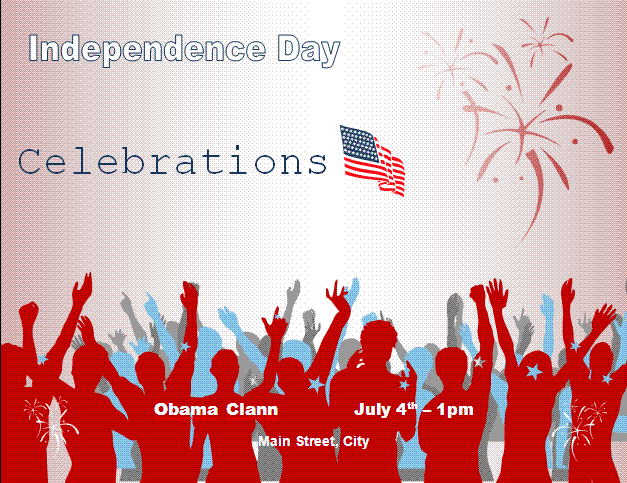 Independence Day flyer template