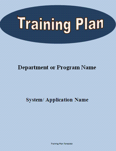 Training plan template