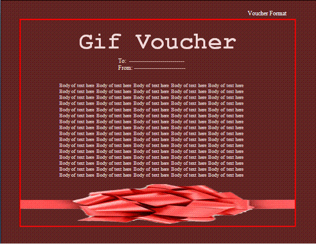 Discount voucher template
