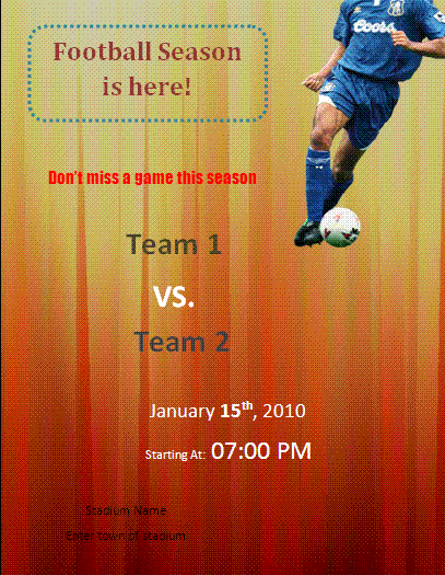 Football Flyer Template