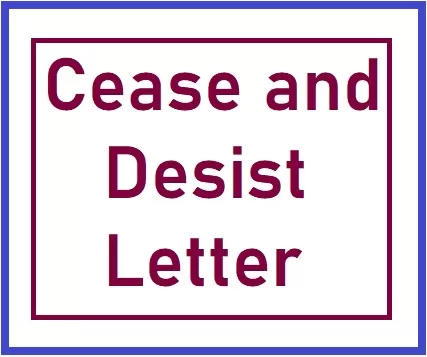 CeaseandDesistLetterSample