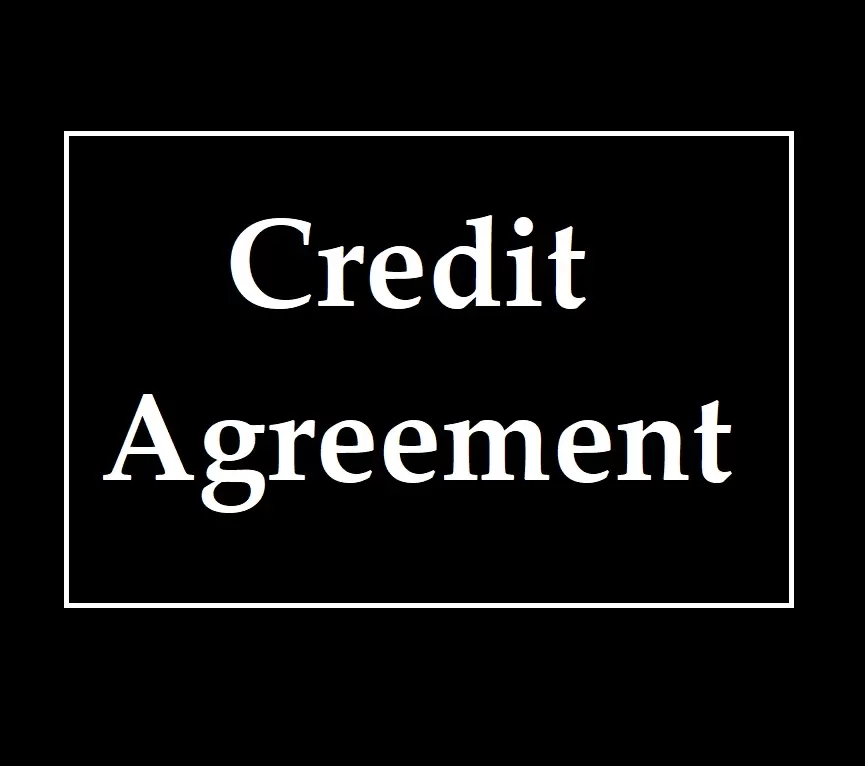 Credit Agreement Template