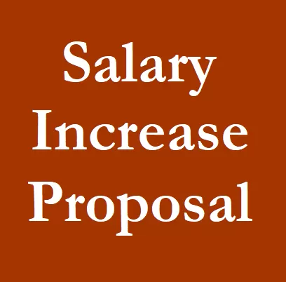 Salary increase Proposal