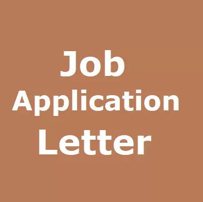 job application letter